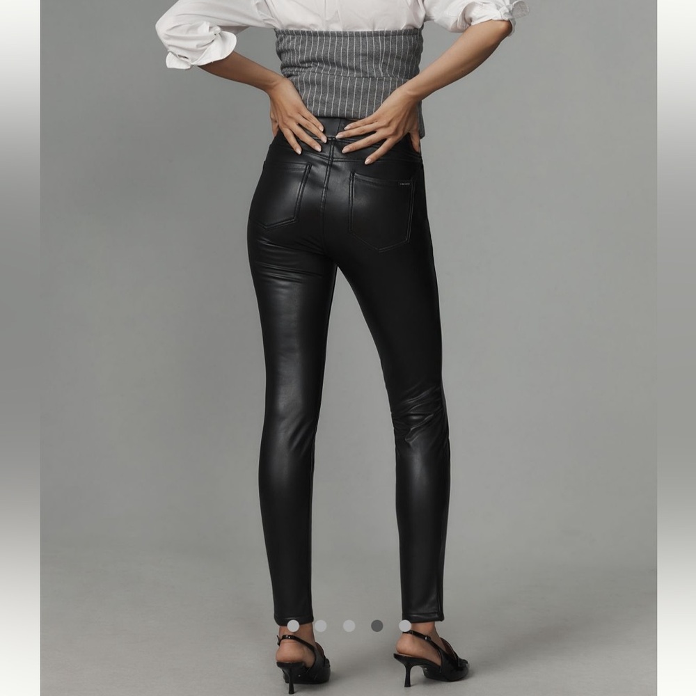 Anthropologie Sanctuary Runway Black Skinny Faux Leather Leggings